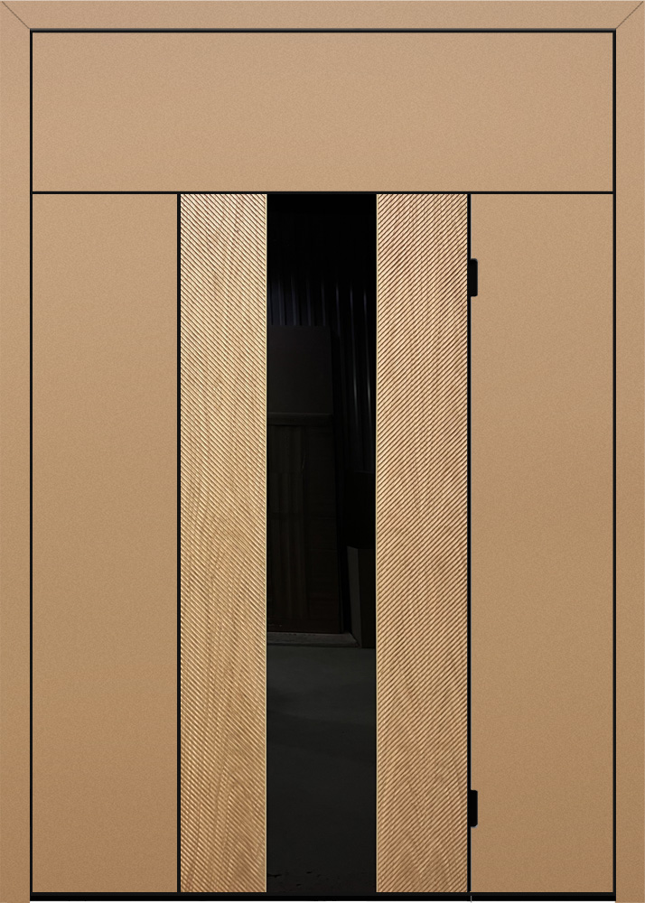 Шпон с фрезеровкой Combo 05 дуб натуральный тангенциальный ДСФББ