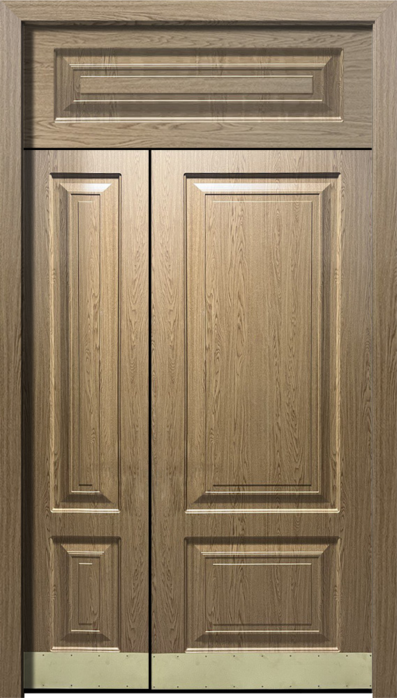 Экошпон с фрезеровкой дуб светлый 1421-28 РF 2 ОСФБВ